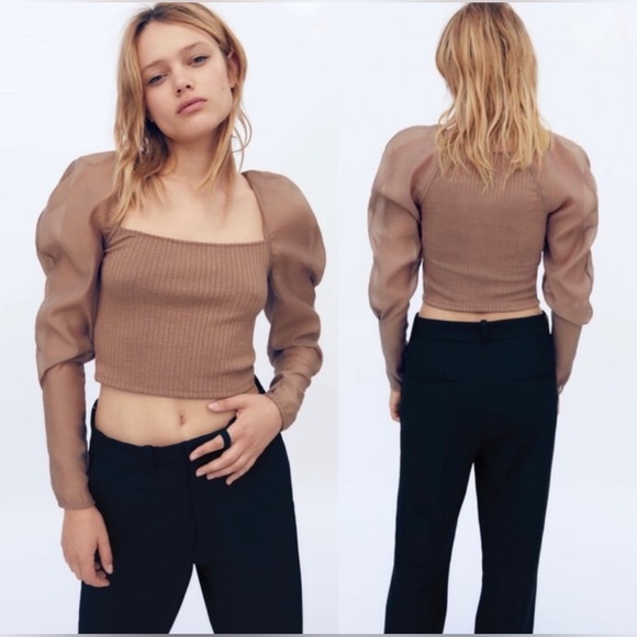 Zara Ribbed Top - Picture 3 of 4